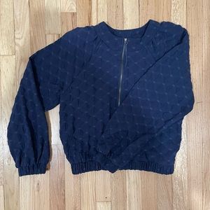 Anthropologie blue amadi jacket